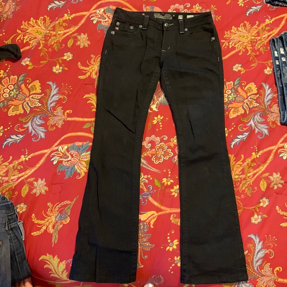 Miss Me black bootcut jeans